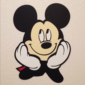 Mickey Mouse Paper Hand-glue Layer Cutout Decor